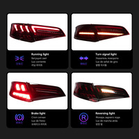 Conjunto de Luces Traseras LED XUNBAI 12V 2022 para Audi A3 8V Sportback 2013-2016, Señal de Giro Secuencial, Canbus, Plug and Play