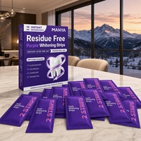 Tiras Blanqueadoras Dentales NHAp de Grado Profesional - Tiras Blanqueadoras de Gel Seco PAP Plus, 14 Tratamientos, Kit Estético con Suero