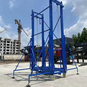 JYH Electric Scaffold <span class=keywords><strong>Lift</strong></span> 120v Automatic Foldable <span class=keywords><strong>Mobile</strong></span> Scaffolding Wire Rope Lifting Platform untuk Konstruksi Restoran - Product Image 2