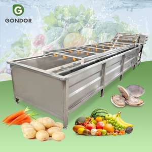 Máquina y equipo de lavado industrial para burbujas de aire, hojas verdes, repollo, frutas y verduras - Product Image 1