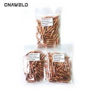 Embout de contact de soudage en cuivre pour torche de soudage <span class=keywords><strong>MIG</strong></span> de type <span class=keywords><strong>Fronius</strong></span> CNAWELD M6x24 M6x33 - Product Image 3