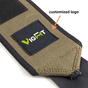 위장 무늬 웨이트 리프팅 손목 밴드 조절 가능한 헬스 피트니스 파워 리프팅 손목 보호대 - Product Image 2