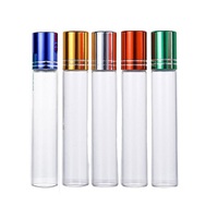 Haute Qualité 3ml 5ml 10ml 12ml Rouleau sur Bouteille En Verre Tube Cosmétique scellé Huile Essentielle Tubes Conteneurs