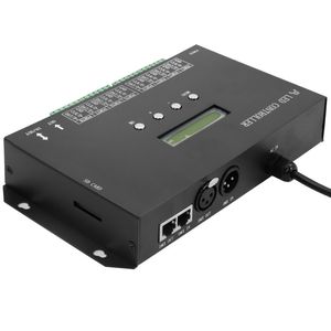 DMX에서 SPI H807SA DMX512 LED 컨트롤러 8 채널 아트넷 프로토콜 WS2811 WS2812 <span class=keywords><strong>WS2815</strong></span> APA102 프로그래밍 가능 컨트롤러 - Product Image 3