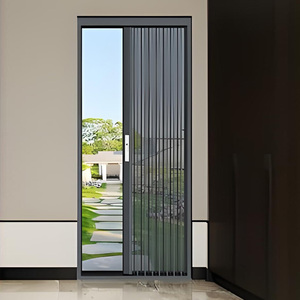Puerta Mosquitera Invisible Plegable y Deslizante de <span class=keywords><strong>Malla</strong></span> Metálica Jianggan, a Prueba de Gatos - Product Image 1