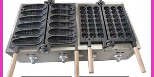 Machine à gaufres industrielle verticale mini à gaz et électrique, quatre emplacements, double, à nid d'abeille, pour gaufres <span class=keywords><strong>Cuisinart</strong></span> - Product Image 5