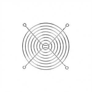 Grille de protection métallique 80x80mm pour ventilateurs de refroidissement d'ordinateur - Product Image 2