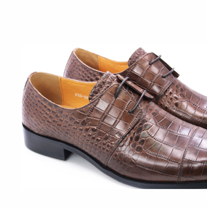 Chaussures en cuir pour homme Daniel Wafer, fabriquées en Italie, couleur marron. - Product Image 5