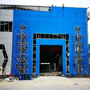 Atelier modulaire préfabriqué en structure légère <span class=keywords><strong>d</strong></span>'acier, norme ASTM, avec services de soudage, <span class=keywords><strong>d</strong></span>écoupe et pliage, bâtiment <span class=keywords><strong>d</strong></span>'<span class=keywords><strong>entrepôt</strong></span> métallique - Product Image 5