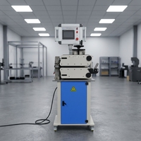 Machine de découpe automatique de haute précision pour tuyaux, commande PLC, coupe rapide de silicone, PVC, caoutchouc, soufflets, 380V 2.2kW