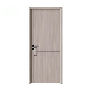 最新の新しいデザイン<span class=keywords><strong>PVC</strong></span>木製スイング木製ドア防水フレームとアクセサリーハンドルドア家のインテリア - Product Image 4