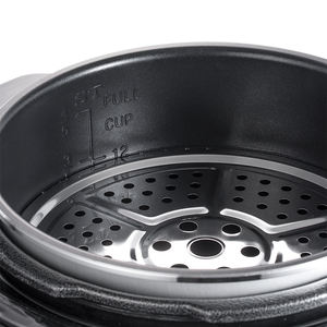 Marmite intérieure commerciale en aluminium de 6 <span class=keywords><strong>litres</strong></span> <span class=keywords><strong>mijoteuse</strong></span> cuiseur à riz autocuiseur électrique avec panier à vapeur - Product Image 6