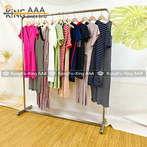 Vestido de punto oversize, vestidos casuales de manga corta, ropa usada americana, ropa usada de verano, fardos de ropa usada - Product Image 2