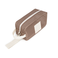 Kosmetiktasche mit Eigenem Logo, Große Kapazität, für Make-up-Zubehör, Reise-Netztasche für Frauen, Strand-Toilettentasche mit Gurtgriff