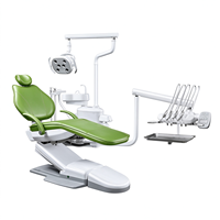 Fauteuil d'implantologie dentaire, fauteuil de chirurgie buccale, équipement dentaire complet avec éclairage LED à capteur pour clinique dentaire et hôpital