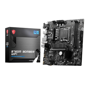 MSI B760M bombacı için WiFi mikro-atx anakart <span class=keywords><strong>Motherboard</strong></span>/13th/12th Gen Intel Core işlemci LGA 1700 Boost Boost 6400X16 masaüstü SATA - Product Image 1
