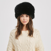 Chapeau Bob en Fausse Fourrure de Renard 2024, Couleur Unie, Doux et Chaud, Coupe-Vent, pour Femme, Idéal Cyclisme, Ski, Pêche, Voyage, Activités de Plein Air, Adultes