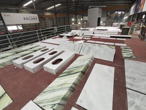 หินอ่อนสีเขียวเคาน์เตอร์บาร์เคาน์เตอร์ห้องน้ำห้องครัวหินอ่อน - Product Image 4