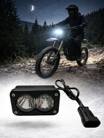 Heybike Villian Baja Light, phare LED à double lentille Trontech 3 broches Plug & Play pour moto tout-terrain électrique, étanche IP67