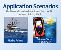 Sonde transducteur ultrasonique 75 kHz à élément unique pour la pêche en mer et la mesure de la profondeur sous-marine