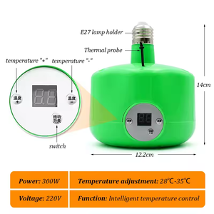 Nouvelle ampoule <span class=keywords><strong>chauffante</strong></span> intelligente 220V pour animaux, <span class=keywords><strong>lampe</strong></span> <span class=keywords><strong>chauffante</strong></span> pour reptiles, température réglable, <span class=keywords><strong>lampe</strong></span> <span class=keywords><strong>chauffante</strong></span> pour poussins - Product Image 2