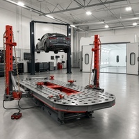 Système de redressage de châssis pour atelier de réparation de carrosserie, outil de tôlerie certifié CE, banc de traction pour châssis, marque Tonghong AC