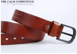 Cinturón de Cuero GB31 para Hombre, Hebilla de Aguja, Estilo Casual, Fabricantes Personalizados - Product Image 3