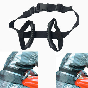 Accessoires <span class=keywords><strong>Moto</strong></span> <span class=keywords><strong>Ceinture</strong></span> de Sécurité <span class=keywords><strong>Passager</strong></span> Poignée Arrière Noir Oxford Matériel pour Motocross ATV Scooter Motoneige - Product Image 3