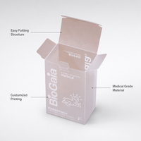 Boîte de rangement transparente résistante à la compression, économique, pour usage domestique