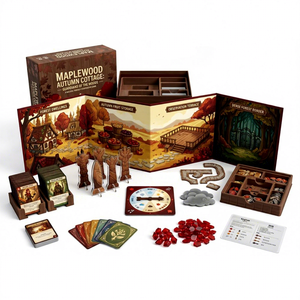 Jeu de campagne F Legacy avec finition Cambric G7, qualité artisanale supérieure, fabriqué à la main pour les tournois professionnels, boîte de style cigare - Product Image 1
