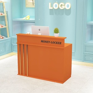Z Luxury Modern bar Shop <b>Small</b> Cash Register Reception <b>Desk</b> Simple Barbershop Beauty Salon Front <b>Desk</b> - Product Image 5