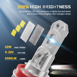 OEM HB3 9005 006 faro LED para coche Super brillante blanco 9012 H8 Auto Led bombillas H1 H3 niebla Led bombillas para coches camiones motocicletas - Product Image 5