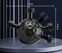 Nuevo Diseño, Agarrador de Garra de Águila de 11 cm con 5 Botones, Pelota de Ejercicio de Fuerza de Dedos de ABS, Resorte de Acero al Carbono, Agarrador de Mano Portátil