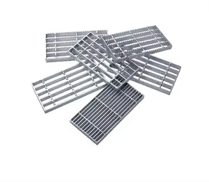 good quality customized type galvanized steel grating steel bar grating for drainage cover walkway construction materials