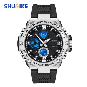 นาฬิกากีฬาพลาสติกกันน้ำลายการ์ตูนสำหรับทุกเพศ ปี 2023 นาฬิกาดิจิตอลอิเล็กทรอนิกส์แบบกันกระแทกพร้อมฟังก์ชั่นจับเวลา - Product Image 1