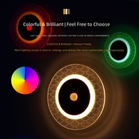 Veilleuse intelligente à détection humaine, lampe de réveil créative sensible à la lumière, rechargeable par USB, lumière d'ambiance colorée pour armoire et placard domestique