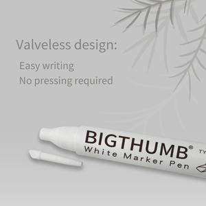 Marqueurs à craie Jumbo blancs de 15mm pour voitures tableau blanc tableau noir verre bistro enseignants artistes entreprises - Product Image 3