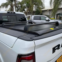 SEMRISE - Couvre-benne rétractable en alliage d'aluminium de haute qualité pour pick-up 4x4 F-150, étanche, avec serrure à code et clé