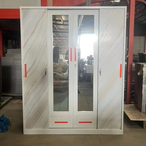 Nội THẤT PHÒNG NGỦ kim loại tủ quần áo in mẫu tủ quần áo lưu trữ tủ quần áo với hộp saft riêng biệt - Product Image 1