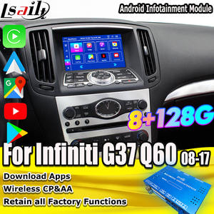 适用于英菲尼迪G37 G25 Q60 Q40 08-17升级套件的Lsailt 8GB无线CarPlay Android自动接口，带NetFlx的LVDS接口 - Product Image 2