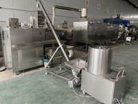 Extrudeuse de céréales pour petit-déjeuner à petite échelle, mini-machine à flocons de maïs au miel pour céréales instantanées