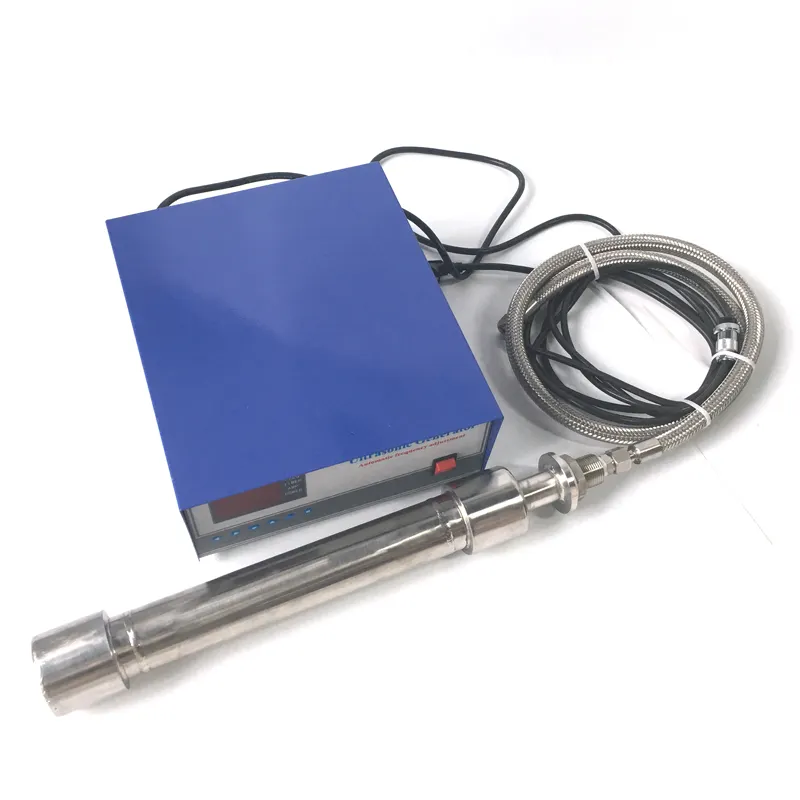 Reator de vibração de tubo ultrassônico submersível 600W para tubulação de vibração de instrumento