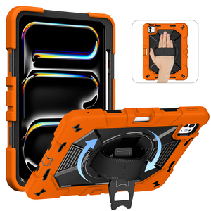 เคสแท็บเล็ตแบบมัลติฟังก์ชั่นพร้อมขาตั้งสำหรับ iPad Pro 11 นิ้ว, เคสกันกระแทกแข็งแรงทนทานพร้อมที่เก็บปากกาในตัวและสายคล้องมือ - Product Image 1
