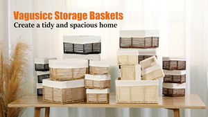 JY Bộ 5 giỏ dây dệt để lưu trữ tại nhà - Product Image 5