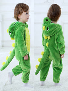 TONWHAR Combinaison <span class=keywords><strong>dinosaure</strong></span> en gros pour enfant, pyjama animal avec fermeture éclair, barboteuse pour bébés garçons et filles - Product Image 4