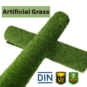 Gazon artificiel de haute qualité 20mm-60mm pour aménagement paysager et mariages, avec support PP+FILET, tapis vert ignifuge - Product Image 1