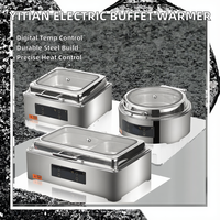 Cuisinière électrique de luxe pour buffet, 100°C, acier inoxydable 201, écran tactile numérique, économie d'énergie, hôtel