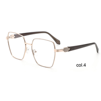 Gafas de Lectura Unisex YJ702 con Marco Metálico Cuadrado de Aro Completo - Diseño Ligero y Moderno para Adultos