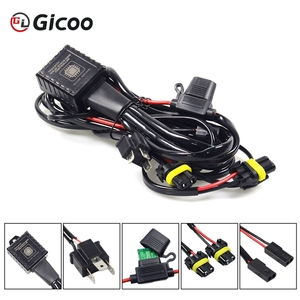 ชุดสายไฟสำหรับหลอดไฟรถยนต์ 12V H4 H7 H11 9005 9006 พร้อมรีเลย์ 40A สำหรับไฟหน้าและไฟทำงาน - Product Image 4