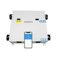 Récupérateur d'air à haute performance en acier inoxydable pour CVC, conception flexible pour usage scolaire, 300m³/h